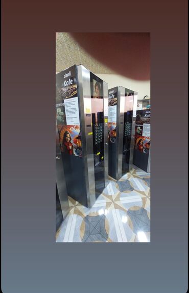 Yataq otağı dəstləri: Kofe avadanlıqları(vending) 6 ededdir.Birinin qiyməti 4500 azn.jofemar