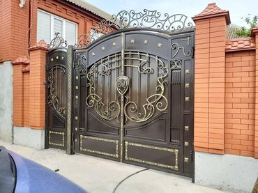 Сварка: Откатные вороты, распашные ворота варата, вароты с калиткой на — 18