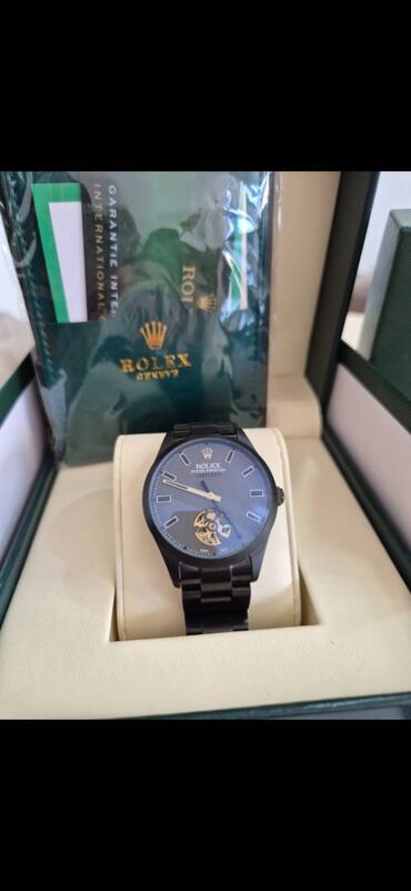 Новый, Наручные часы, Rolex, цвет - Черный