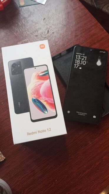 telefon qiymetleri lalafo: Xiaomi Redmi Note 12, 128 GB, rəng - Qara