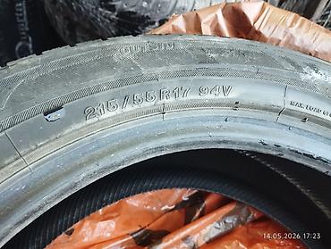 vw bora: Продаю б.у резину. Комплект R17- 6000т.с. Диски железные на Матиз — 2