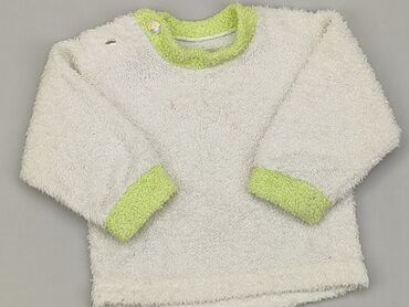 biały sweterek dla niemowlaka: Bluza, 0-3 m, stan - Zadowalający