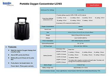 respirox g3: Портативный кислородный концентратор Lovego LG103 (G3) Компактный — 9