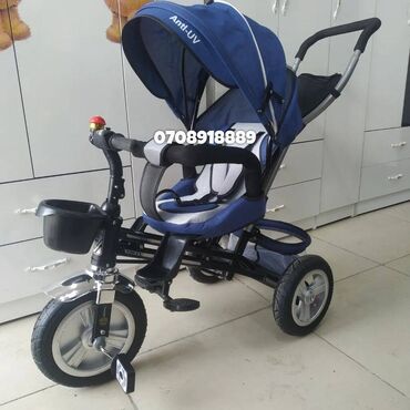 Uşaq velosipedləri: Yeni Üç təkərli Uşaq velosipedi 12", Pulsuz çatdırılma — 8