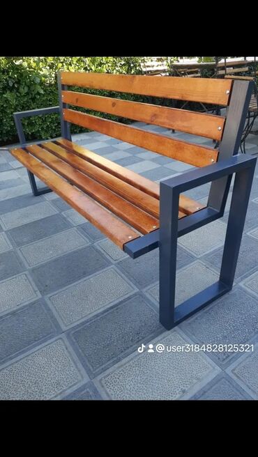 Taburetlər: Sənaye üslubunda bar tabureləri - Oturacaq: təbii ağacdan, yumru — 20