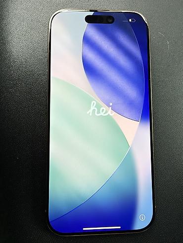 Уюлдук телефондор жана аксессуарлар: IPhone 16 Pro, Колдонулган, 256 ГБ, Natural Titanium, Куту, 89 % — 2