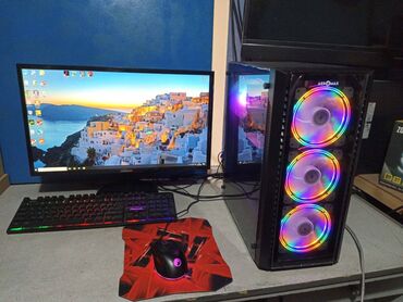 Настольные ПК и рабочие станции: Компьютер, ядер - 4, ОЗУ 16 ГБ, Игровой, Б/у, Intel Core i7, AMD Radeon RX 580, HDD + SSD — 1