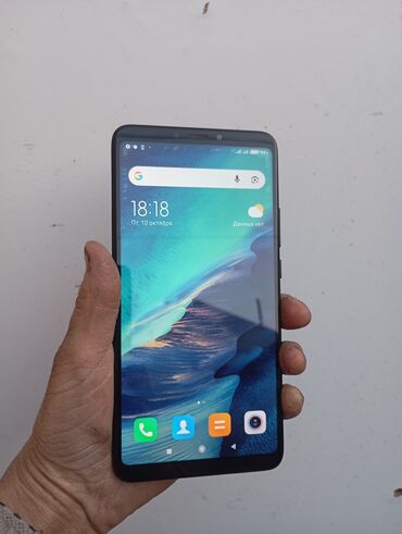 беспроводной вай фай роутер: Xiaomi, Mi Max 3, Б/у, 64 ГБ, цвет - Черный, 1 SIM, 2 SIM