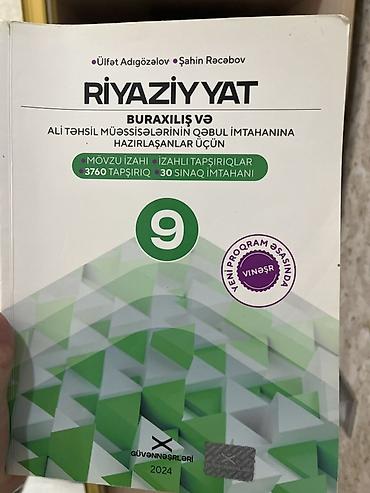 İdman və hobbi: Riyaziyyat 9-cu sinif, 2024 il — 1
