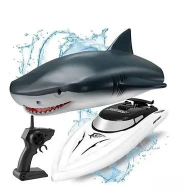 stocic za auto: Gliser i Brod 2u1 na Daljinski 🚤🦈 Model: 50-00-2200-00 Gliser + — 1