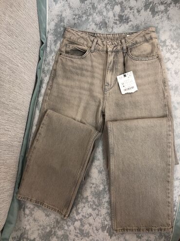 Верхняя одежда: Джинсы, Zara, XS (EU 34), цвет - Серый