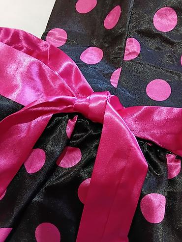 Haljine: Haljina na bretele sa tufnama - Model: koktel/retro stil, gornji deo — 8