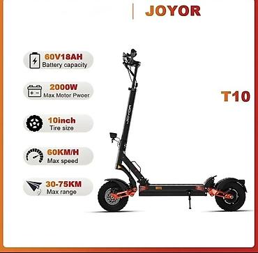joyor t10: Электросамокат, Без рассрочки, Б/у, Самовывоз, Бесплатная доставка, Платная доставка — 2