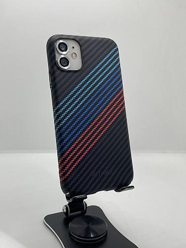 Мобильные телефоны и аксессуары: IPhone 11, Б/у, 64 ГБ, Белый, Чехол, 75 % — 6