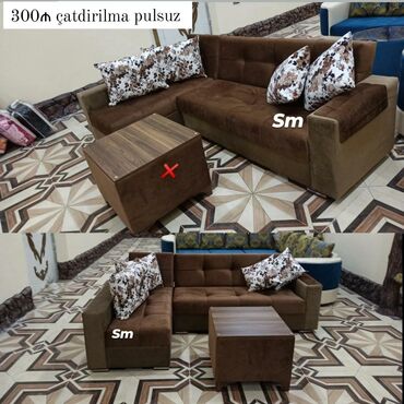 Sifarişlə divanlar: Künc divan, Nabuk, Bazalı, Açılan, Kitab — 9