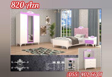 Uşaq və gənc otağı üçün dəstlər: Oğlan və qız üçün, Yeni, Təknəfərlik çarpayı, Dolab, Tumba -da lalafo.az — 53 Uşaq və gənc otağı üçün dəstlər: Oğlan və qız üçün, Yeni, Təknəfərlik çarpayı, Dolab, Tumba — 53