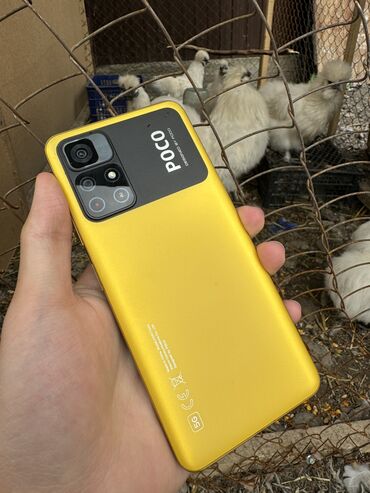 Poco M4 Pro 5G, Б/у, 128 ГБ, цвет - Желтый, 2 SIM
