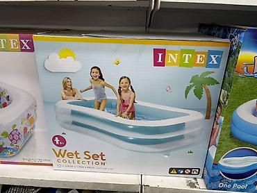 Надувной семейный бассейн Intex Wet Set Collection. - Форма