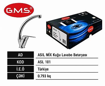 smistitel: G.M.S. ASIL MIX “Quğu” Lavabo Bataryası - Model: ASL 101 - Mənşə — 1