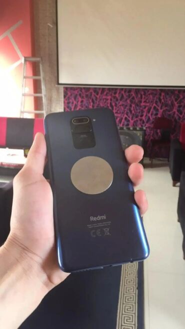 lalafo telefon: Xiaomi Redmi Note 9, 128 GB, rəng - Mavi, 
 Zəmanət, Sensor, Barmaq izi