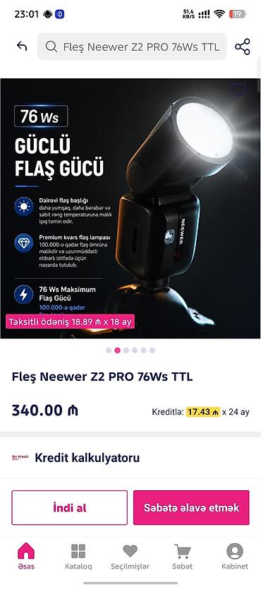 3d printer qiyməti: Neewer Z2 PRO 76Ws TTL flaş - 76 Ws maksimum flaş gücü, dairəvi flaş — 2