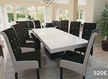 Stilske garniture: Trpezarijski setovi – više modela - Set 1 (prikaz 1 i 4) – 640€: - — 36