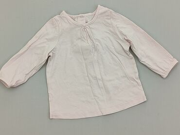 różowe bluzki wizytowe: Bluzka, 6-9 m, stan - Idealny