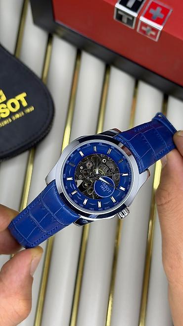 dekor saatler: Yeni, Qol saatı, Tissot, rəng - Mavi — 7