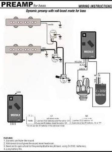 vito lighting: PREAMP ZA BAS GITARU AKTIV 9V 18V 6V 12V AKTIVNA ELEKTRONIKA | — 5