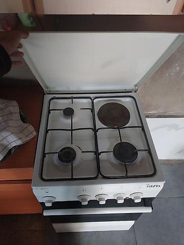 bar blender: Fiesta qaz-elektrik kombinə edilmiş soba - Üst panel: 4 gözlü – 3 — 2