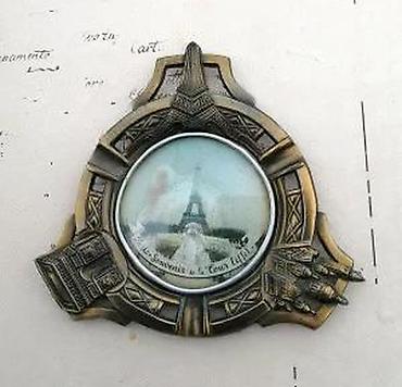 Stare vaze i dekor: Vintage Francuski Art Deco Pariski Suvenir 1920. Extra rare — 8