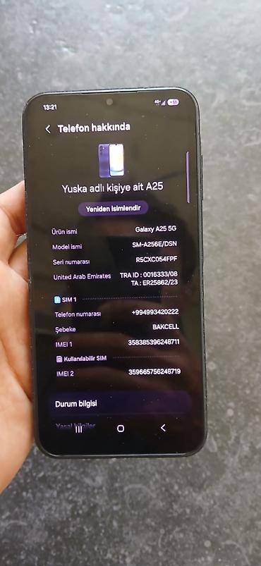 samsung a 75: Samsung Galaxy A25, 128 GB, Barmaq izi, Face ID, İki sim kartlı — 7