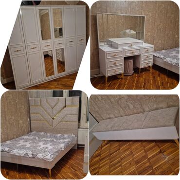 Ev üçün digər mebel: İkinəfərlik çarpayı, Dolab, İşlənmiş