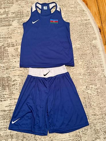 idman geyim: Məhsul: Azərbaycan bayraqlı idman dəsti (2 rəng) - Brend: Nike — 2