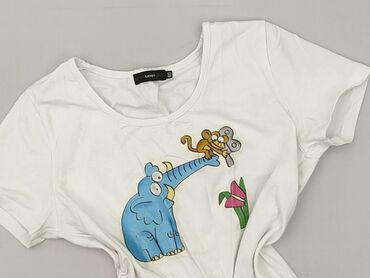 saint laurent t shirty: T-shirt damski, rozmiar L