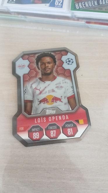 İncəsənət və kolleksiyalar: Topps futbol kolleksiya kartı – Loïs Openda (RB Leipzig) - Seriya — 1