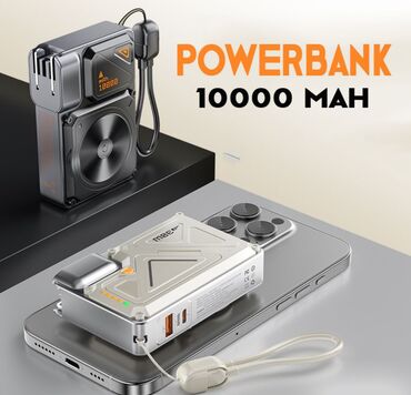 Внешние аккумуляторы: Внешний Аккумулятор Powerbank с беспроводной зарядкой Adaptive Quick