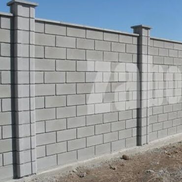 стрич пакет: Заборы из пескоблока at lalafo.kg стрич пакет: Заборы из пескоблока