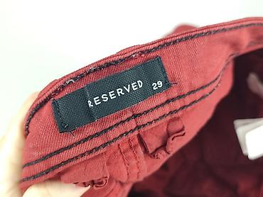 online secondhand: Męskie spodnie RESERVED - Model: pięciokieszeniowe, z klasycznym — 4