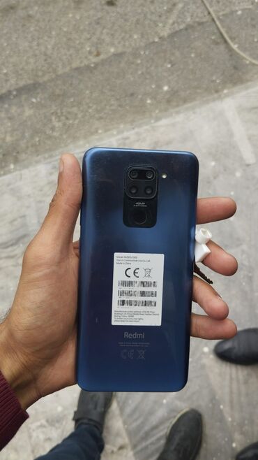 200 300 manat arasi telefonlar: Xiaomi Redmi Note 9, rəng - Göy, 
 Sensor, Barmaq izi, İki sim kartlı