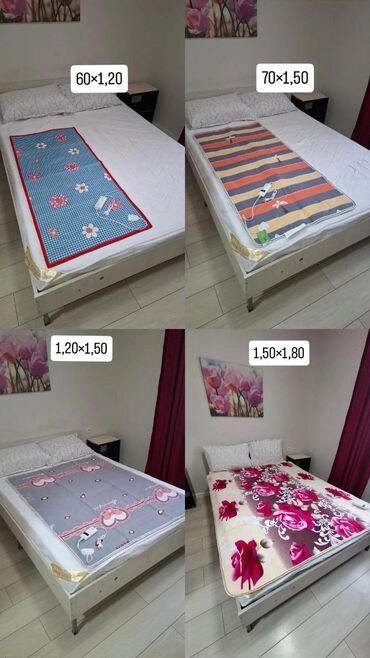 теплый матрас электрический: Плед, Китай, Все сезоны, С подогревом