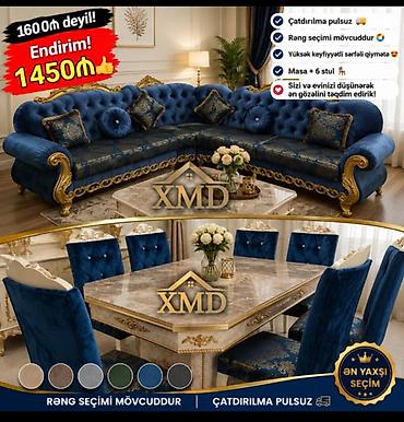 qədimi oturacaqlar: Lüks qonaq otağı dəsti – klassik dizayn və yüksək keyfiyyət Məhsul — 1