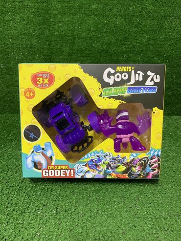 Игрушки: Игрушка-тянучка Goo Jit Zoo с машинкой Новые! В упаковках! { АКЦИЯ