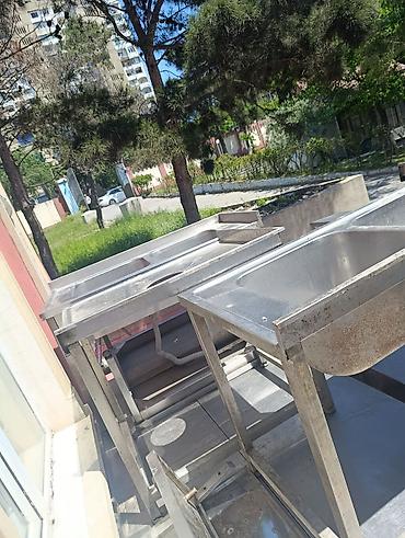 stainless steel: Nejaveka stol. stul . aspirator . yuyucuxana. qaz pilətəsi. setkalar — 3