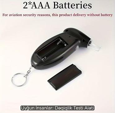 alkotester: Portativ Alkoqol Testeri (Breathalyzer) - Rəqəmsal LCD ekran — 9