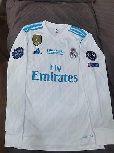 real madrid forma: Futbolka, Adidas, M, rəng - Ağ — 1