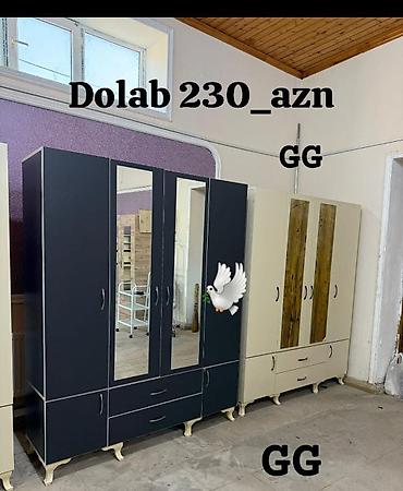 Yeni, 4 qapılı, Göy, Açılan, Düz dolab lalafo.az -da Yeni, 4 qapılı, Göy, Açılan, Düz dolab