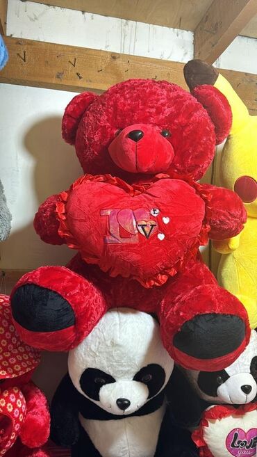 Oyuncaqlar: Yumşaq oyuncaqlar.hamisi yenidir.qiymetler fərqlidir.catdirilma — 10