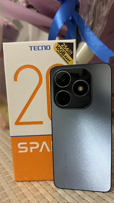 tecno spark slim 5g: Tecno Spark 20, 256 GB, rəng - Qara, İki sim kartlı — 3