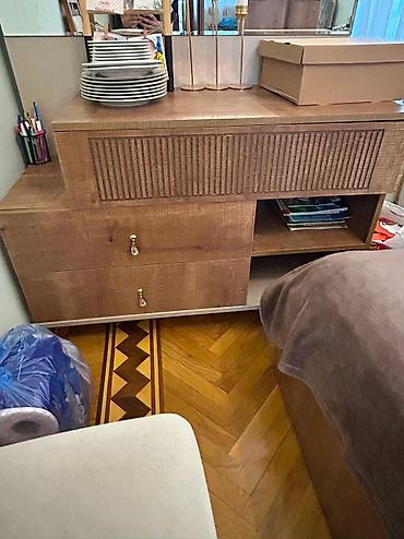 termo mebel: İkinəfərlik çarpayı, Termo, Dolab, 2 tumba, İşlənmiş — 8